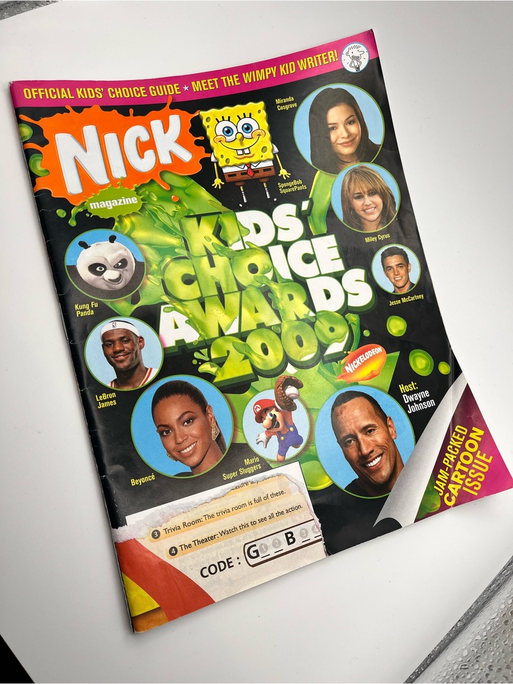 Nickelodeon Magazine Kids’‎ Choice Awards 2009 Official Viewer’s Guide SpongeBob